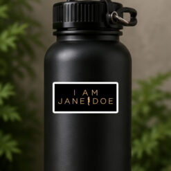I Am Jane Doe Sticker