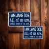 I Am Jane Doe All Of Us Are Until Non Of us Are Sticker