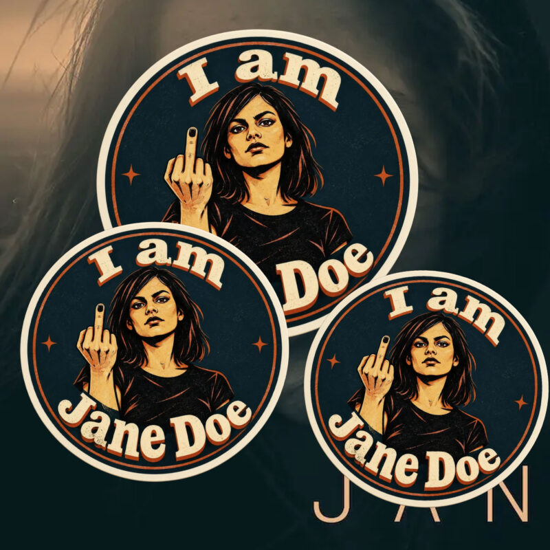 I Am Jane Doe Bumper Stickers