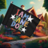 I Am Jane Doe Colorful Retro Graphic Flag