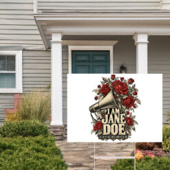 I Am Jane Doe Feminist Saying Equality Yard Sign