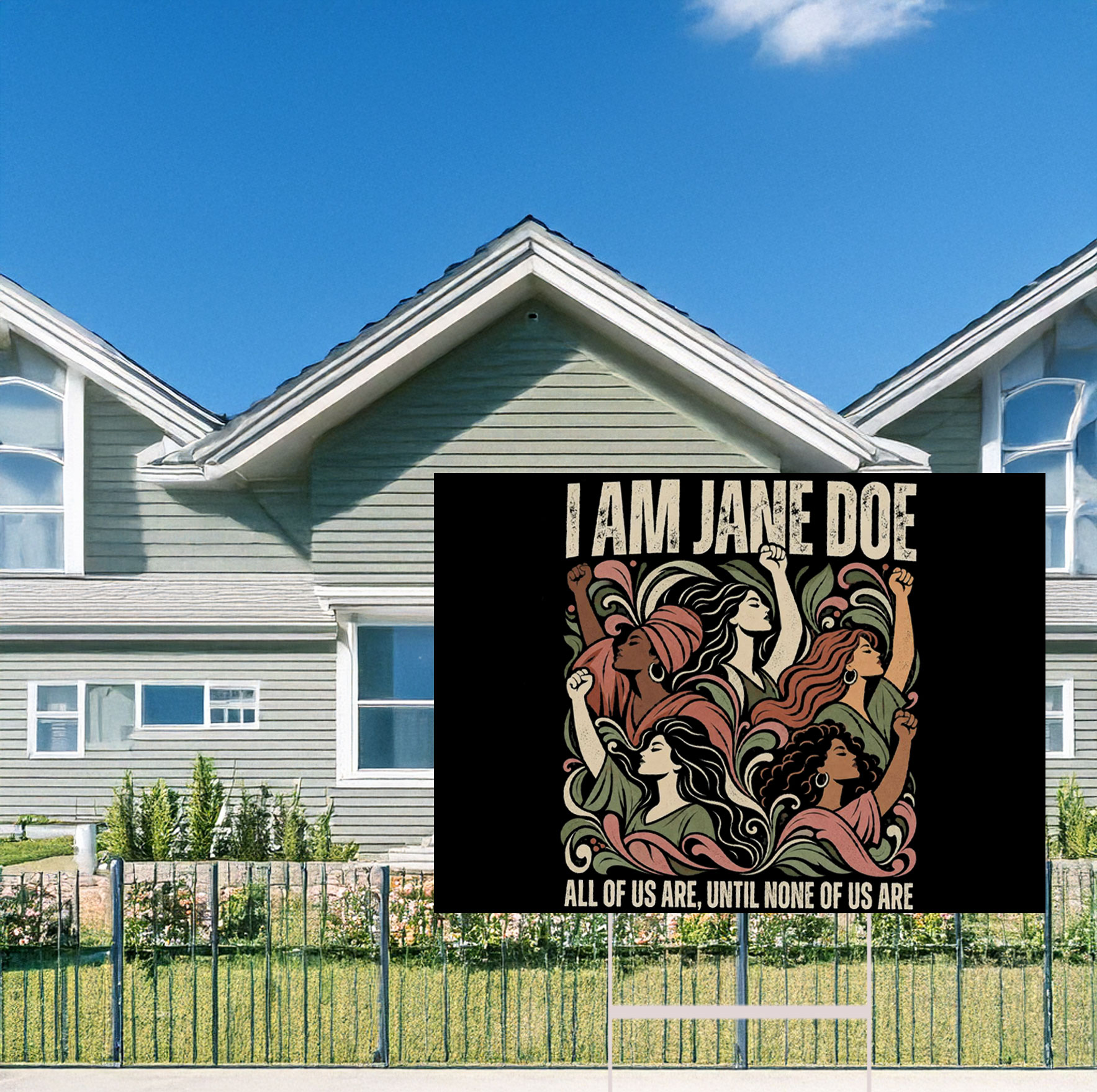 I Am Jane Doe Feminist Solidarity Yard Signs
