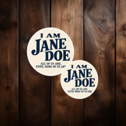 I Am Jane Doe Feminist Sticker
