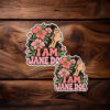 I Am Jane Doe Floral Stickers