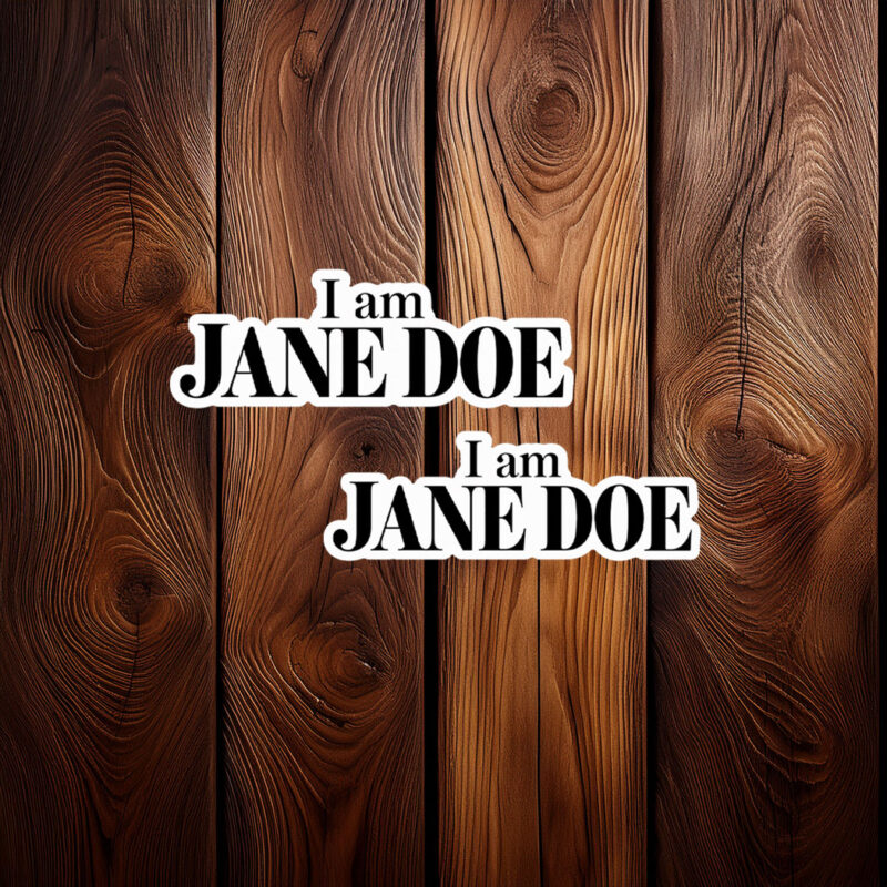 I Am Jane Doe Fuck the Cornell 7 Sticker
