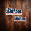 I Am Jane Doe I Hope She Bankrupts Cornell Sticker