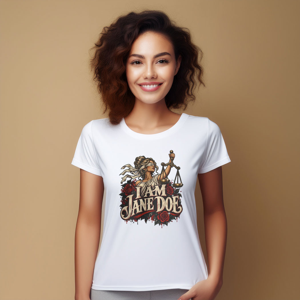 I Am Jane Doe Lady Justice T-Shirt