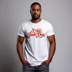 I Am Jane Doe Red Script Women Shirt