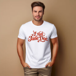 I Am Jane Doe Red Script Women Shirt