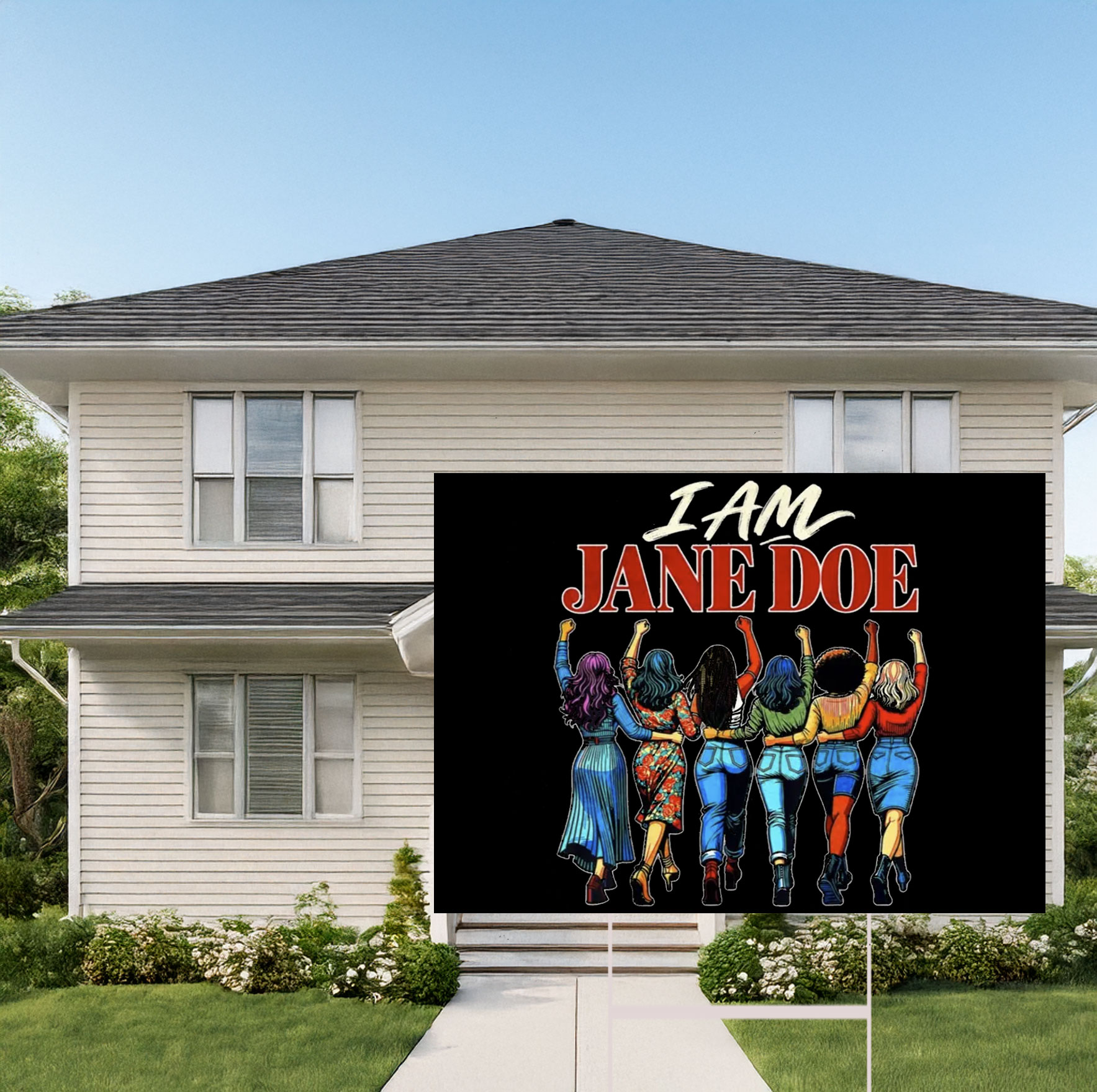 I Am Jane Doe Solidarity Yard Sign