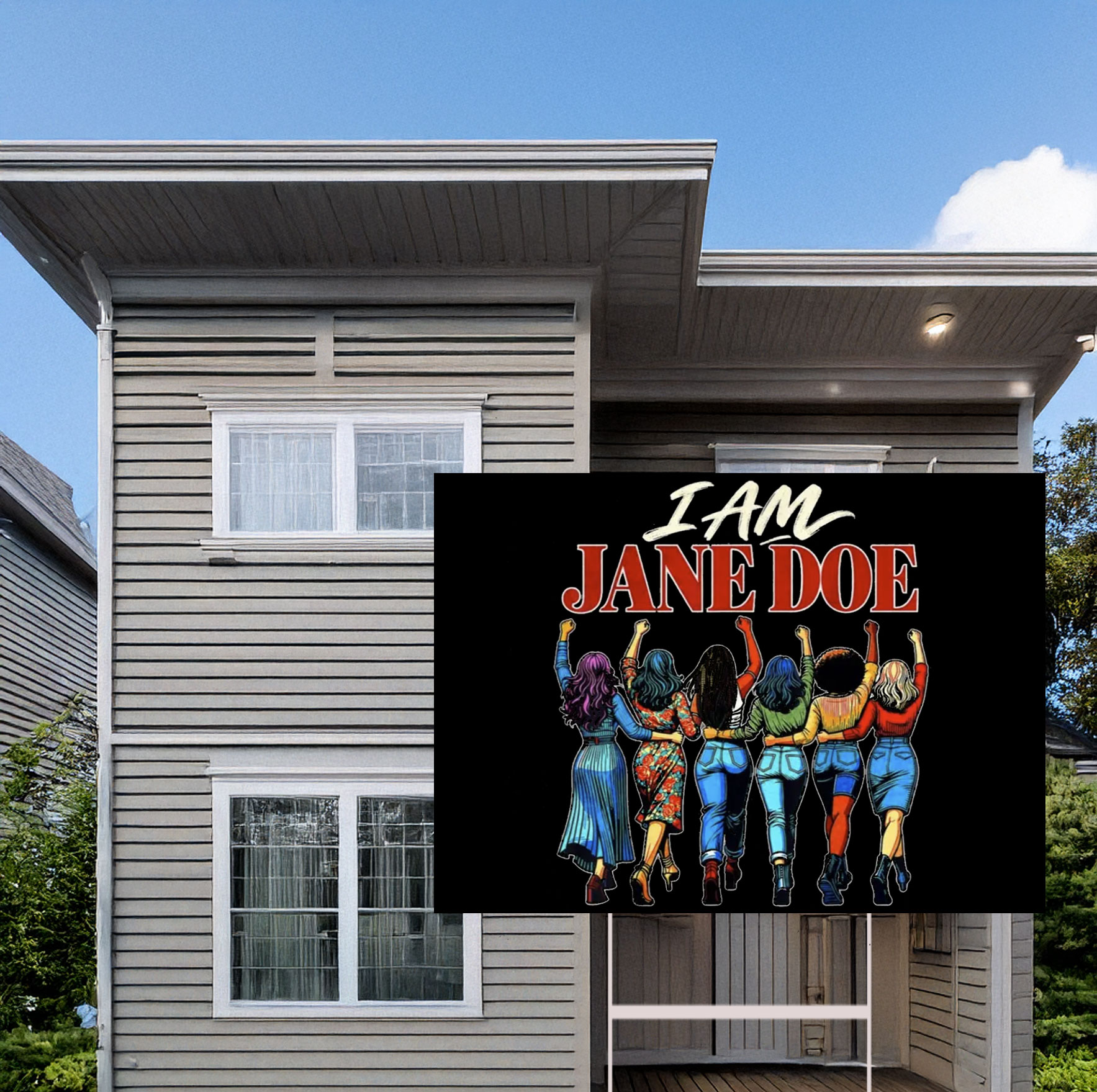 I Am Jane Doe Solidarity Yard Sign