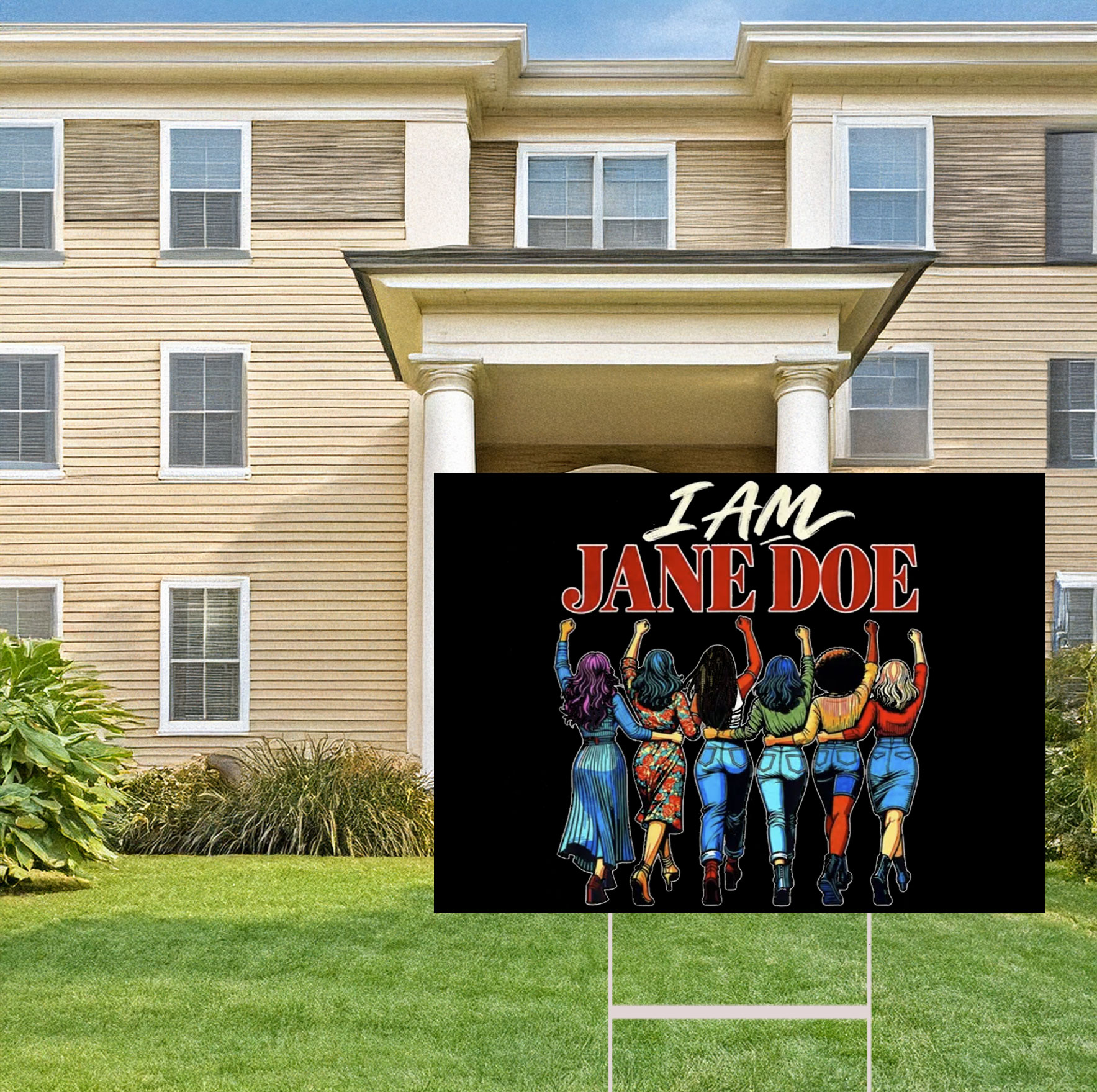 I Am Jane Doe Solidarity Yard Sign