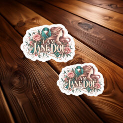 I Am Jane Doe Statement Graphic Sticker