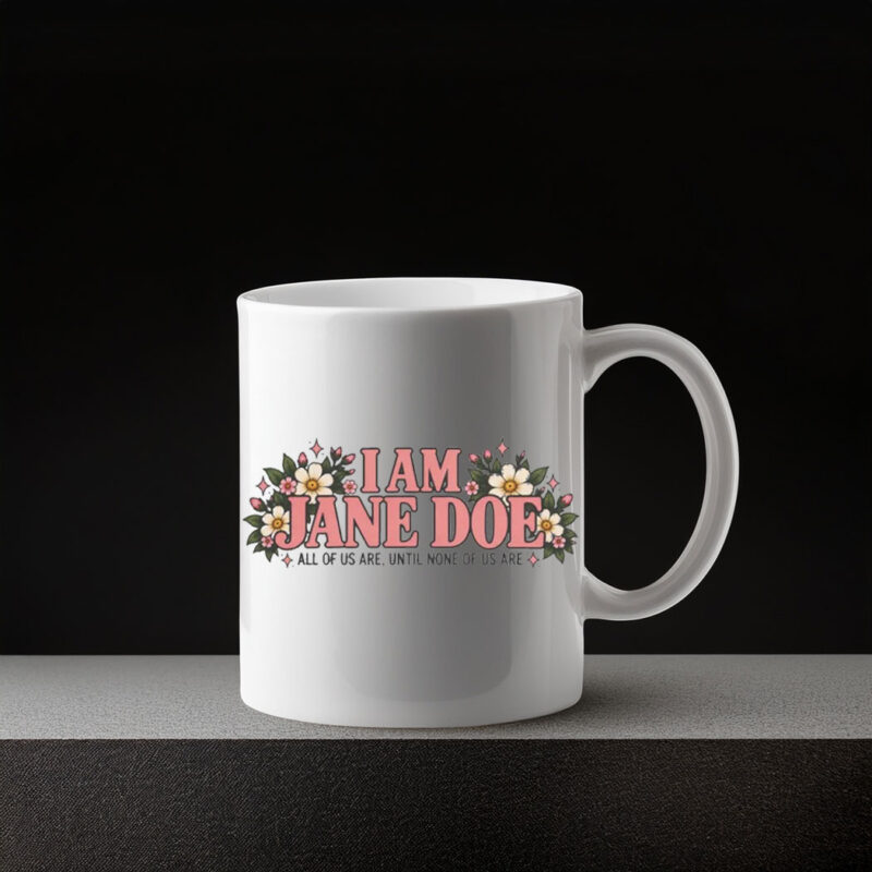 I Am Jane Doe Statement Mug