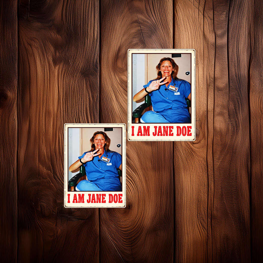 I Am Jane Doe Vintage Feminist Stickers