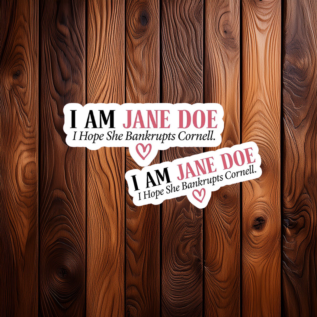 I Am Jane Doe Women Empowerment Protest Sticker