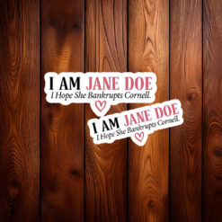 I Am Jane Doe Women Empowerment Protest Sticker