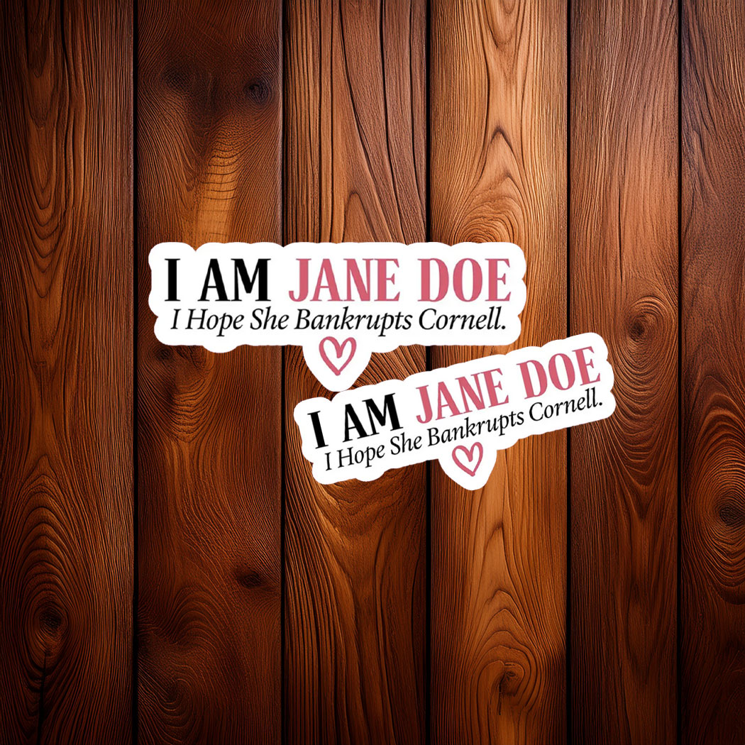 I Am Jane Doe Women Empowerment Protest Sticker