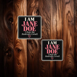 I Am Jane Doe Womens Rights Sticker