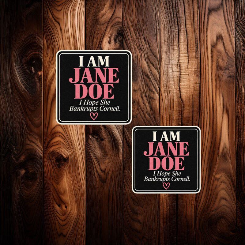 I Am Jane Doe Womens Rights Sticker