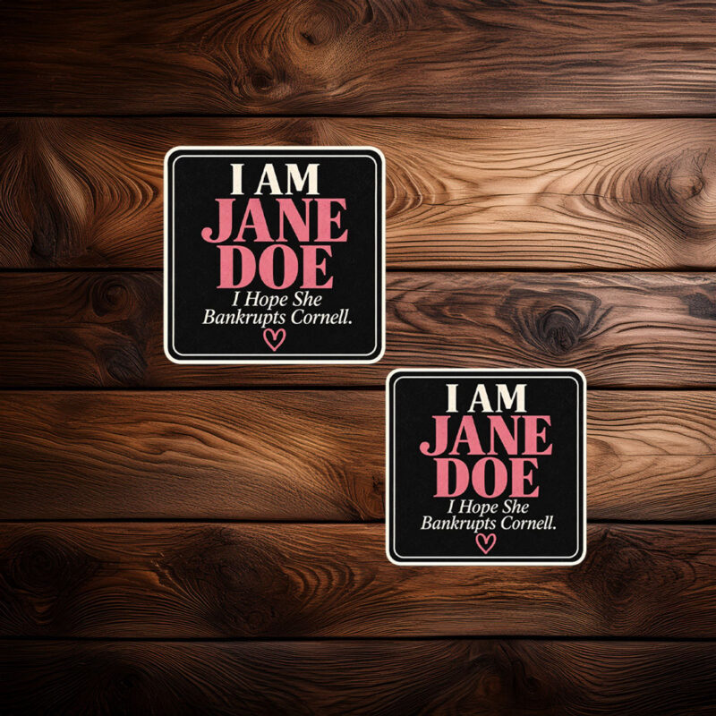 I Am Jane Doe Womens Rights Sticker