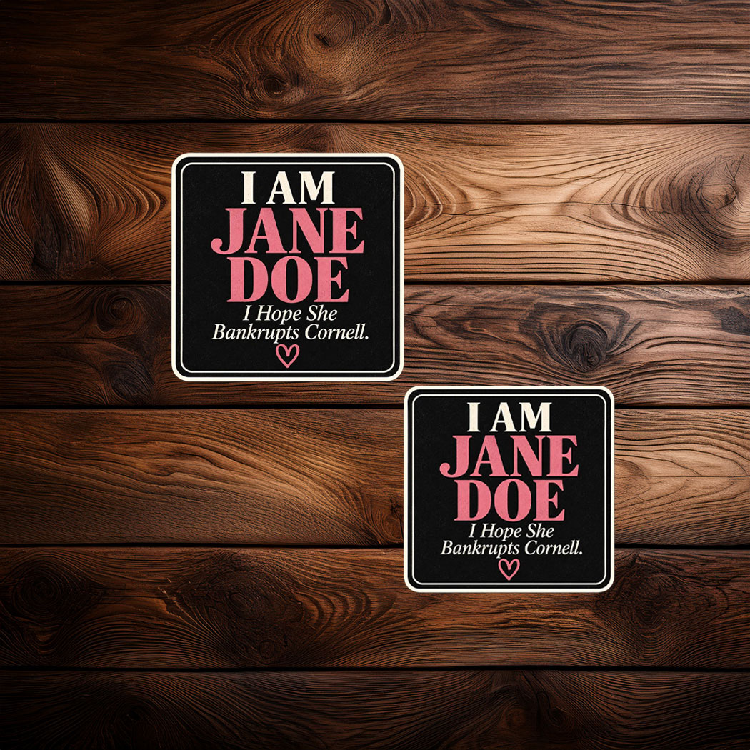 I Am Jane Doe Womens Rights Sticker