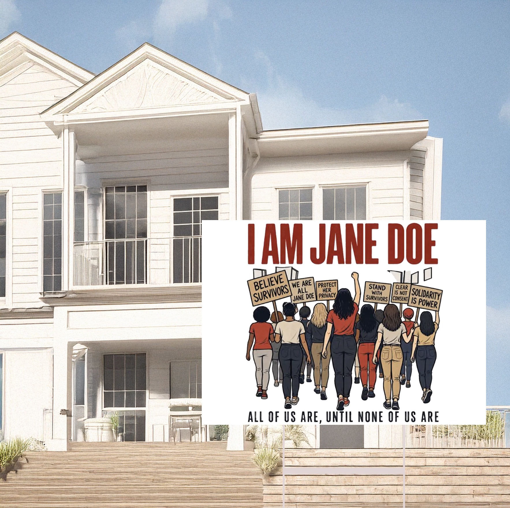 I Am Jane Doe Womens Solidarity Yard Signs