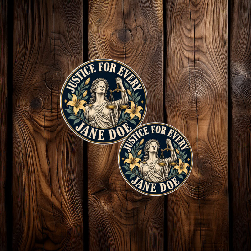 Justice For Every Jane Doe Sticker