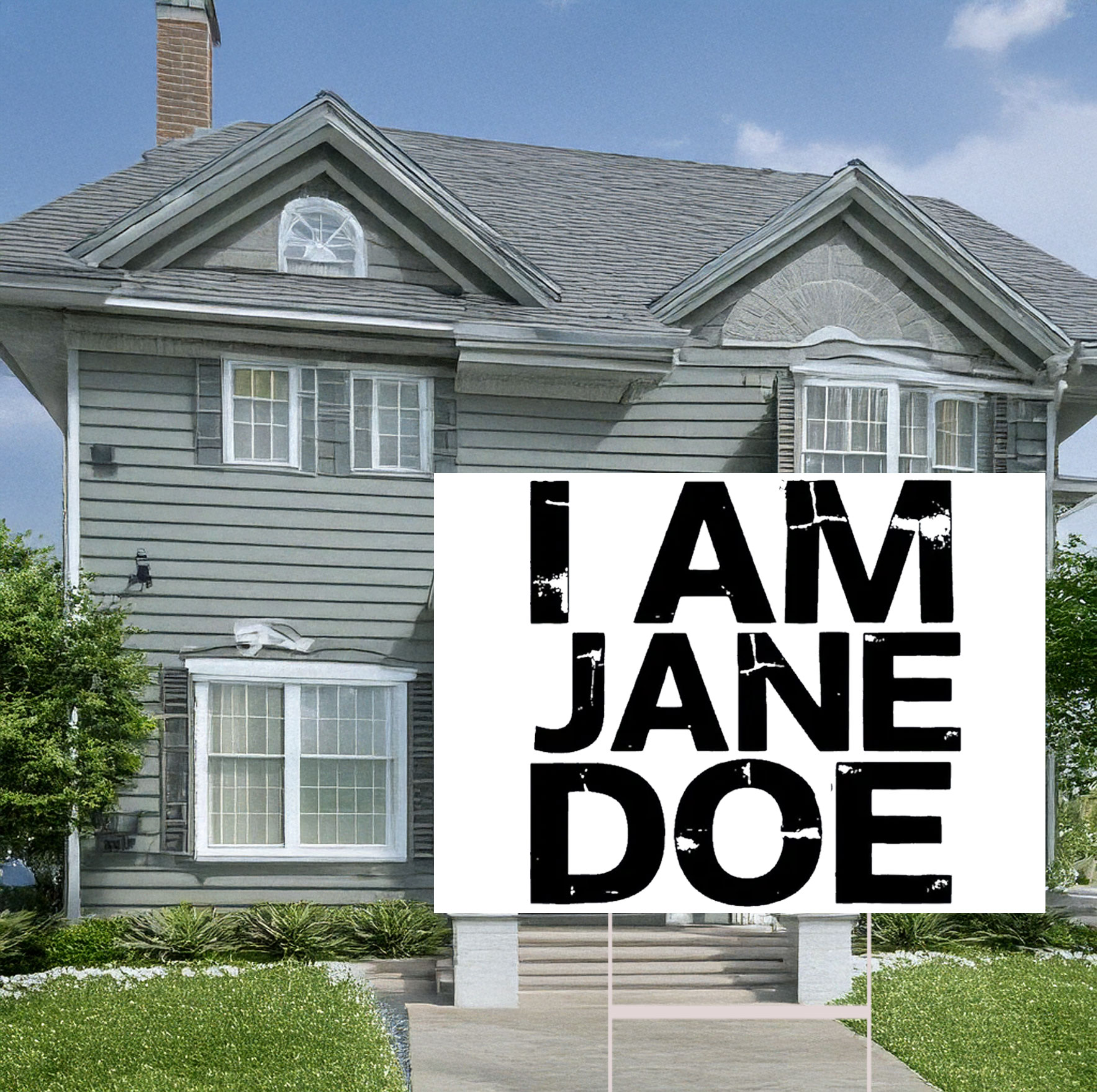 Womens Movement I Am Jane Doe Saying Yard Sign